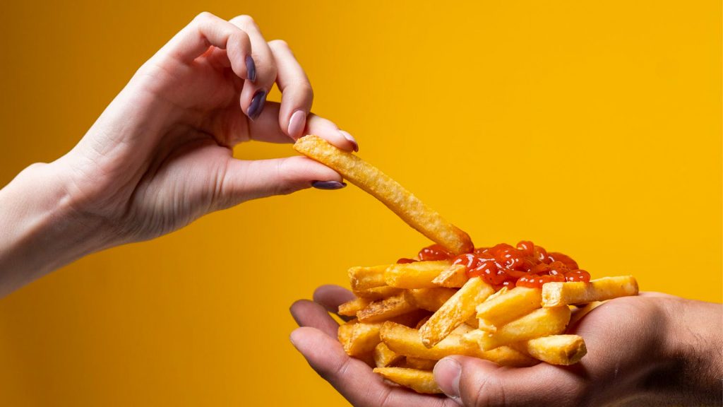 mannen vrouwen eten